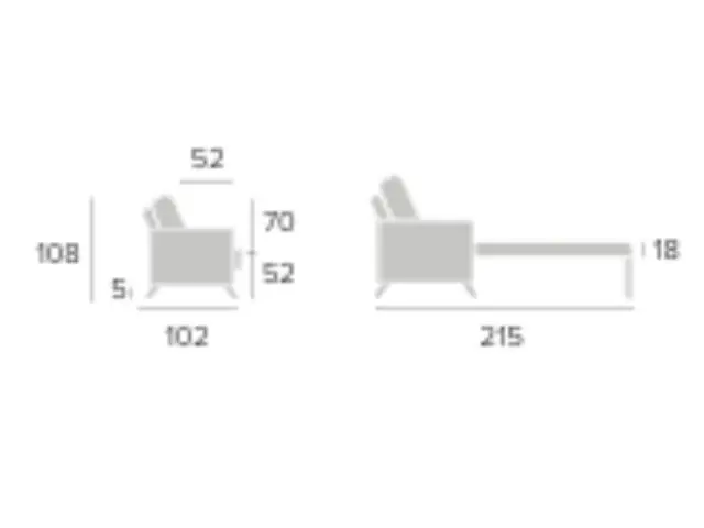 Imagen Sofá cama Stones 2.34 4