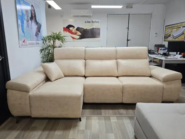 Imagen SOFA CHESLON YARA ASIENTOS EXTRAIBLES DE CARRO PATA ALTA 270CM 2