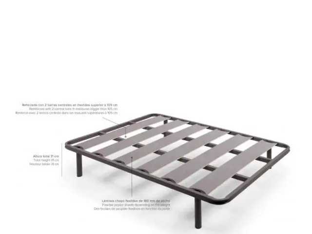 Imagen Somier de lmina ancha 135x200